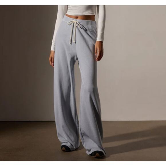 NWT James Perse Los Angeles Women's size 4 / XL Light Blue Lounge Pants
